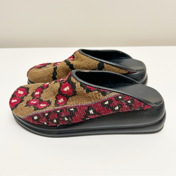 Boho pattern woven clog size 38 EU / 7 US - Picture 2 of 9